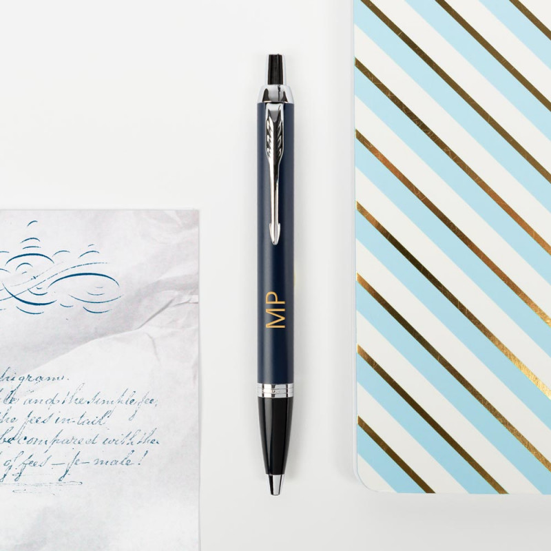 Penna a sfera blu Parker