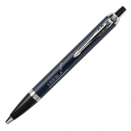 Penna Parker blu incisione personalizzata Penna Parker blu incisione personalizzata