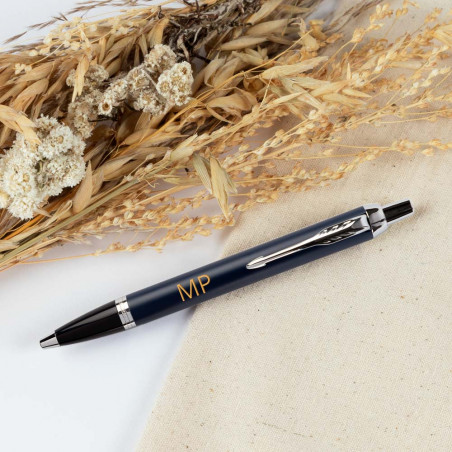 Penna Parker incisione blu Penna Parker incisione blu