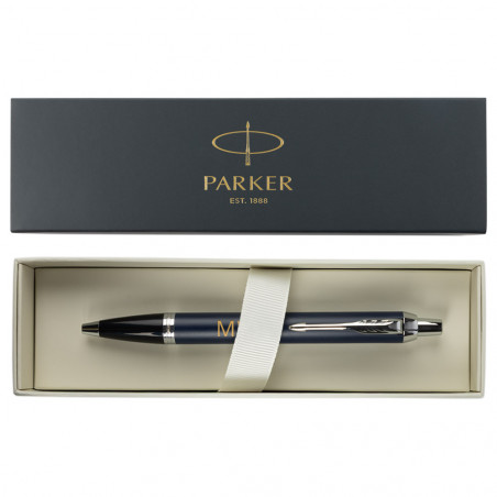 Parker penna a sfera blu personalizzato e inciso Parker penna a sfera blu personalizzato e inciso