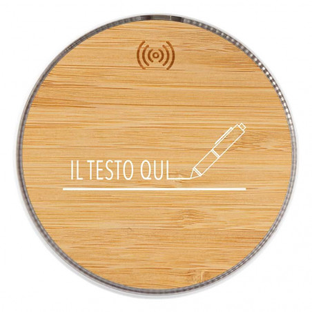 Caricabatterie wireless Bamboo Caricabatterie wireless Bamboo