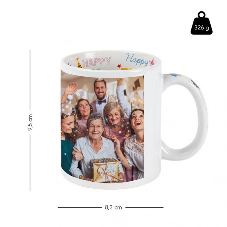 Mug foto compleanno