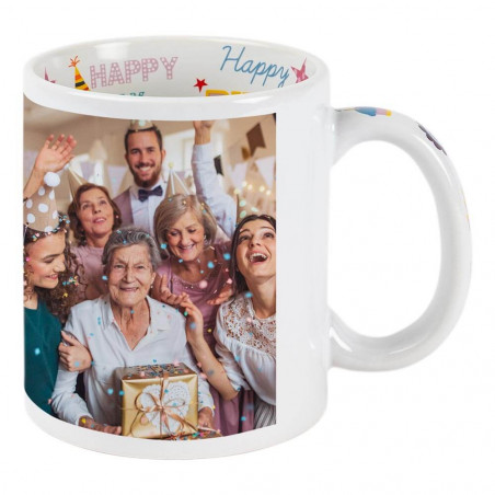 Mug foto compleanno personalizzati Mug foto compleanno personalizzati