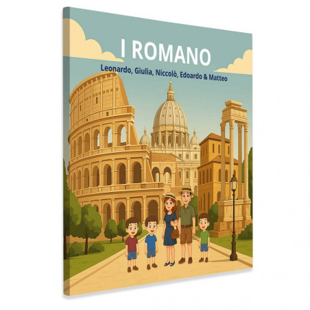 Quadro personalizzato famiglia a Roma Quadro personalizzato famiglia a Roma