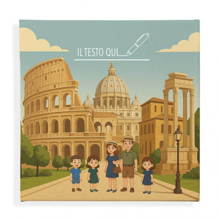 Quadro personalizzato famiglia a Roma Quadro personalizzato famiglia a Roma