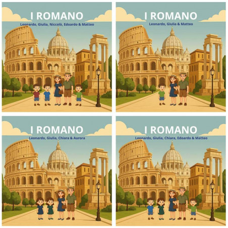 Quadro personalizzato famiglia a Roma Quadro personalizzato famiglia a Roma