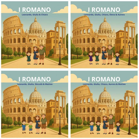 Quadro personalizzato famiglia a Roma Quadro personalizzato famiglia a Roma