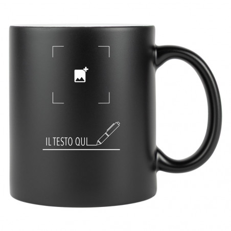 Tazza in bianco e nero Tazza in bianco e nero