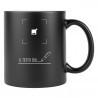 Tazza in bianco e nero