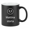 Tazza in bianco e nero