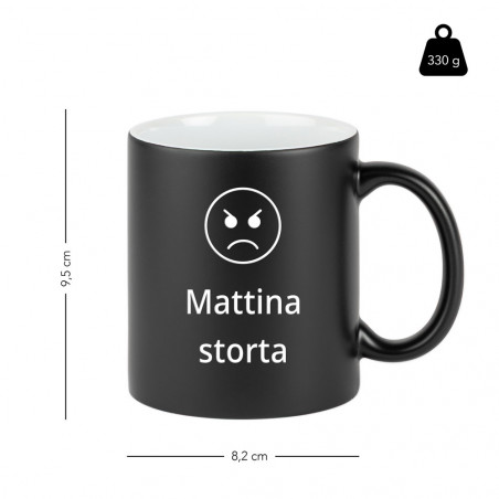 Tazza in bianco e nero Tazza in bianco e nero