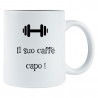 Tazza originale in bianco e nero inciso