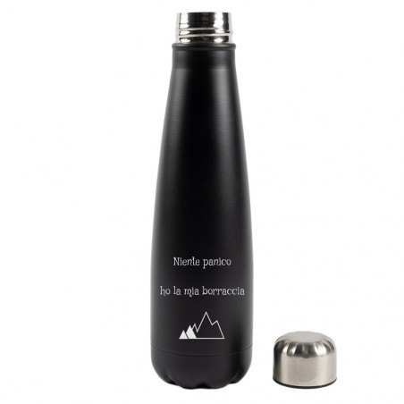 fiaschetta nera ermetica personalizzata