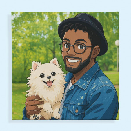 Quadro Personalizzato in Stile Manga Giapponese