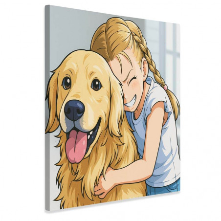 Quadro Personalizzato in Stile Manga Giapponese