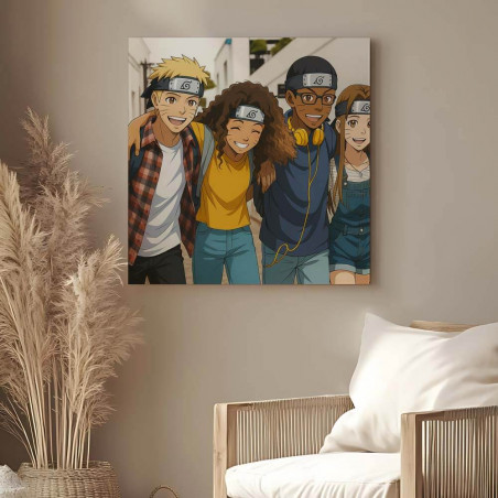 Quadro personalizzato stile Naruto