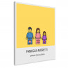 Quadro personalizzato stile Lego