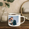 Tazza smaltata stampata