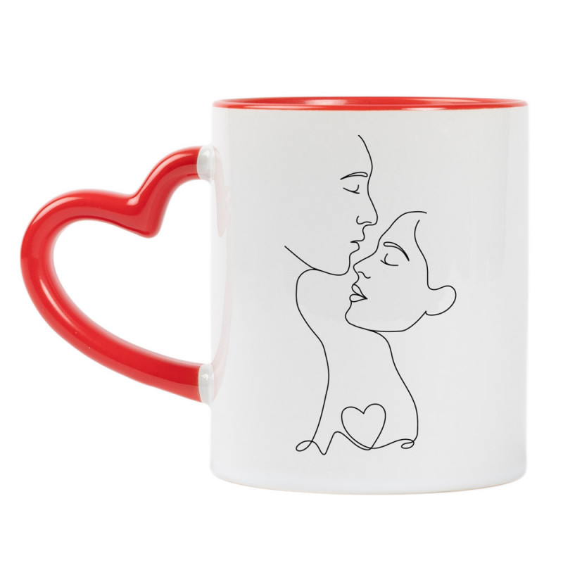 Tazza amore minimalista personalizzata