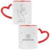 Tazza amore minimalista personalizzata