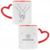 Tazza personalizzata mani intrecciate