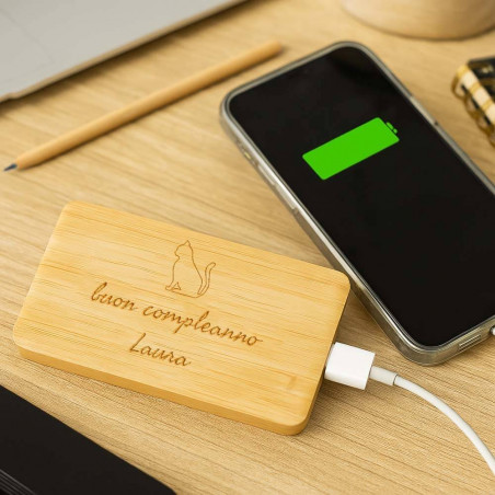 Batteria elettrica in legno