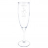 Flûte di champagne coppia minimalista personalizzata