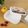Lunch box bianca personalizzata