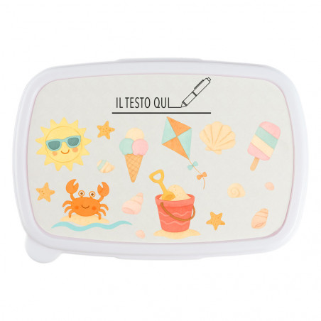 Lunch box personalizzata estate