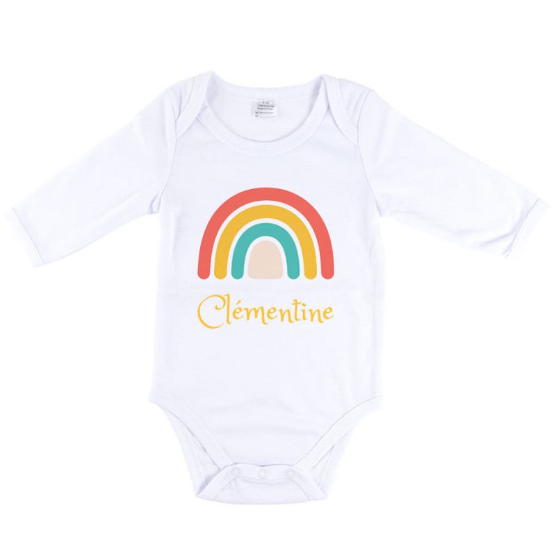 Body lungo Arcobaleno personalizzato