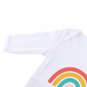 Body neonato manica lunga Arcobaleno personalizzato