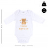 Body neonato manica lunga nascita personalizzato