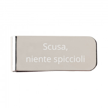 pinza personalizzata per monete