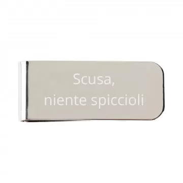 pinza personalizzata per monete