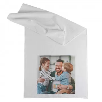 Asciugamano 50x100 cm personalizzato con foto | Morbido e assorbente