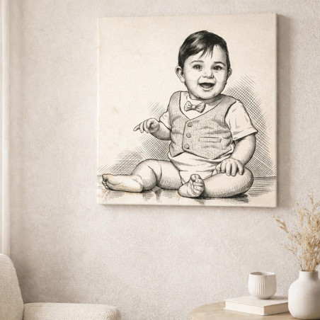 Quadro disegno a tratto – Line Art