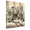Quadro disegno a tratto – Line Art