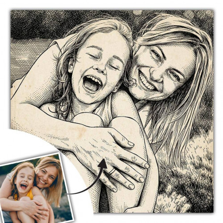 Quadro disegno a tratto – Line Art