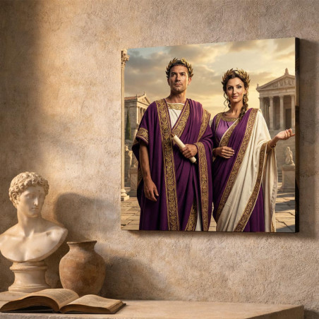 Ritratto personalizzato stile Giulio Cesare