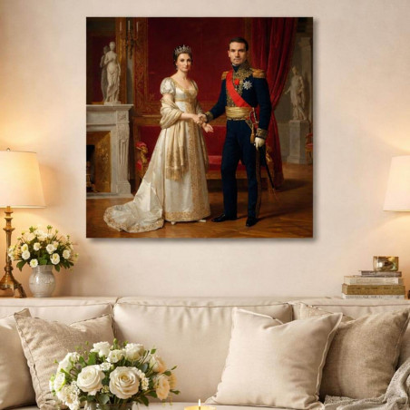 Ritratto in stile imperatore Napoleone