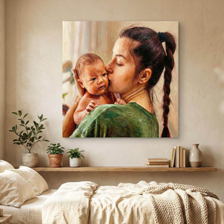 Quadro dipinto a olio personalizzato