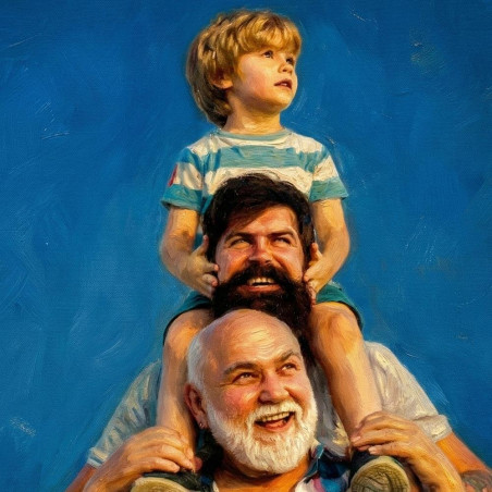 Quadro dipinto a olio personalizzato