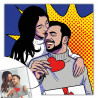 Quadro personalizzato Pop Art comics