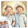 Quadro personalizzato stile fiaba per bambini