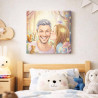 Quadro personalizzato stile fiaba per bambini
