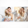 Quadro personalizzato coppia stile Cupido
