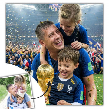 Quadro calcio celebrazione