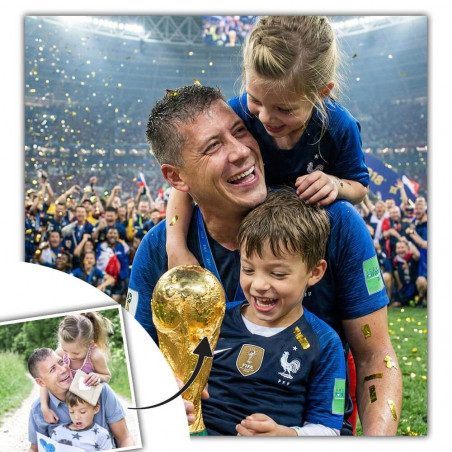 Quadro calcio celebrazione