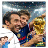 Quadro calcio celebrazione