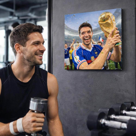 Quadro calcio celebrazione